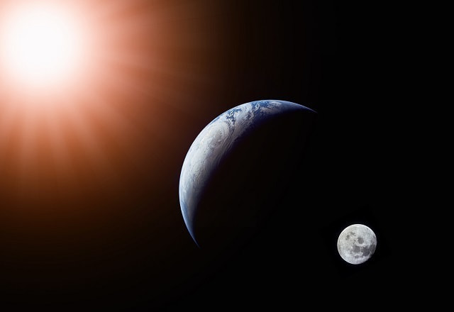 地球に降り注ぐ太陽光